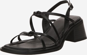 VAGABOND SHOEMAKERS Strap Sandals 'INES' in Black: front