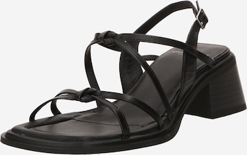 Sandale cu baretă 'INES' de la VAGABOND SHOEMAKERS pe negru: față
