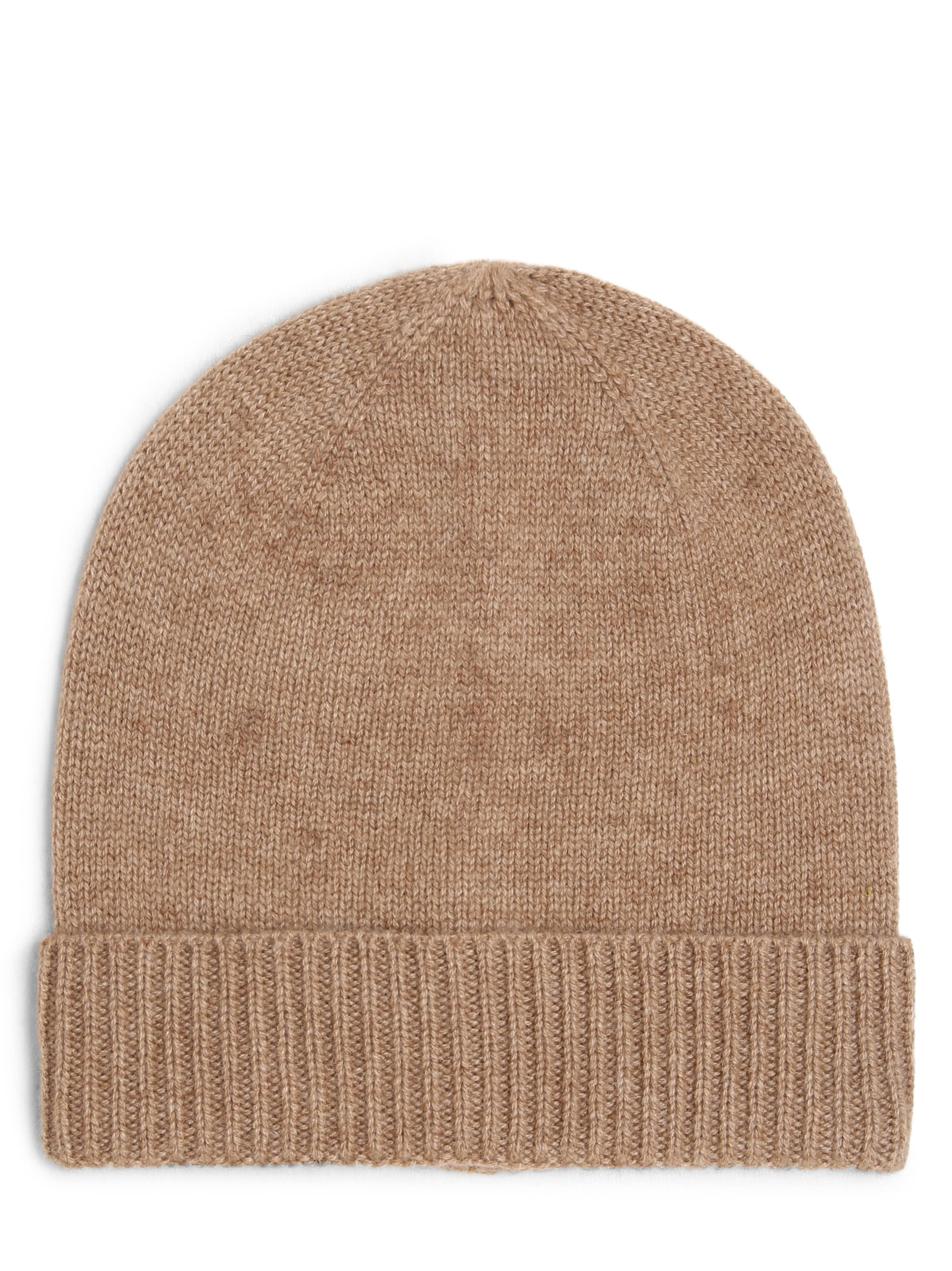 Finshley & Harding Beanie in Brown: front