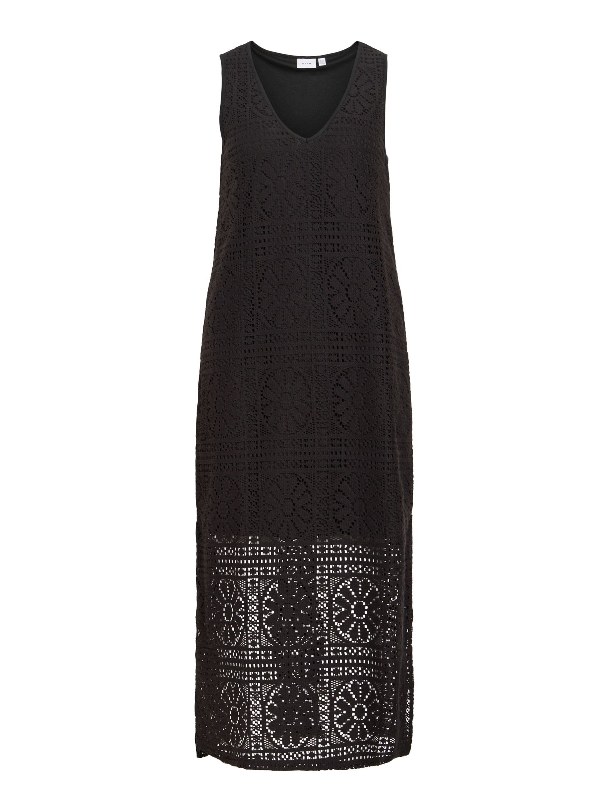 VILA Kleid 'VIMERINDA' in Schwarz: Vorderseite