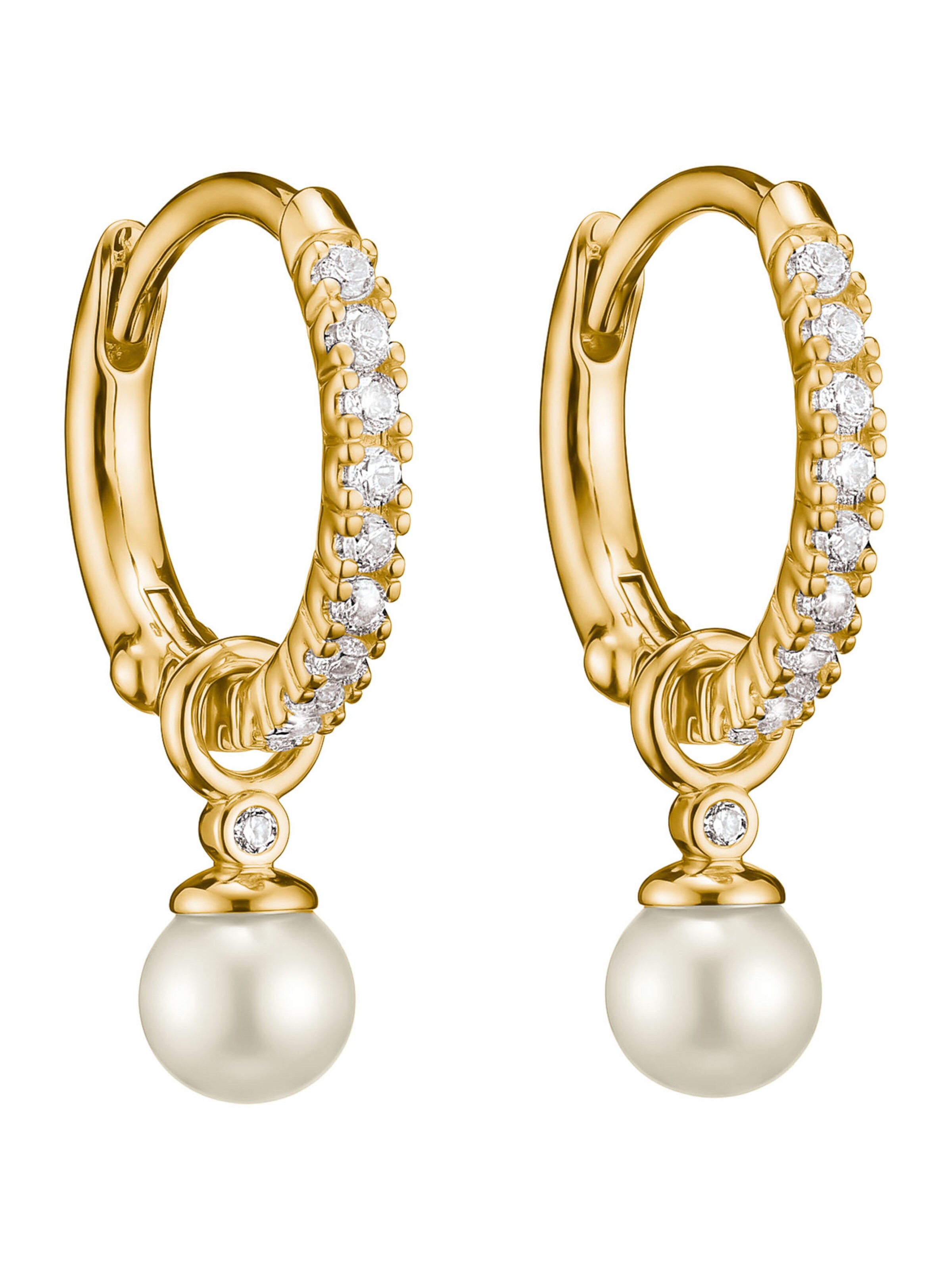 Thomas Sabo Earrings in Yellow: front