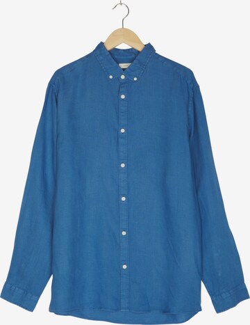 ESPRIT Button Up Shirt in XL in Blue: front