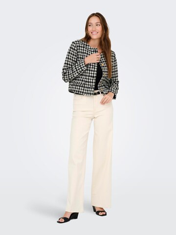 JDY - regular Pantalón plisado en negro
