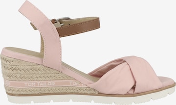 TOM TAILOR Sandalen met riem in Roze