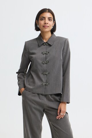 Fransa Blazer in Grau: Vorderseite