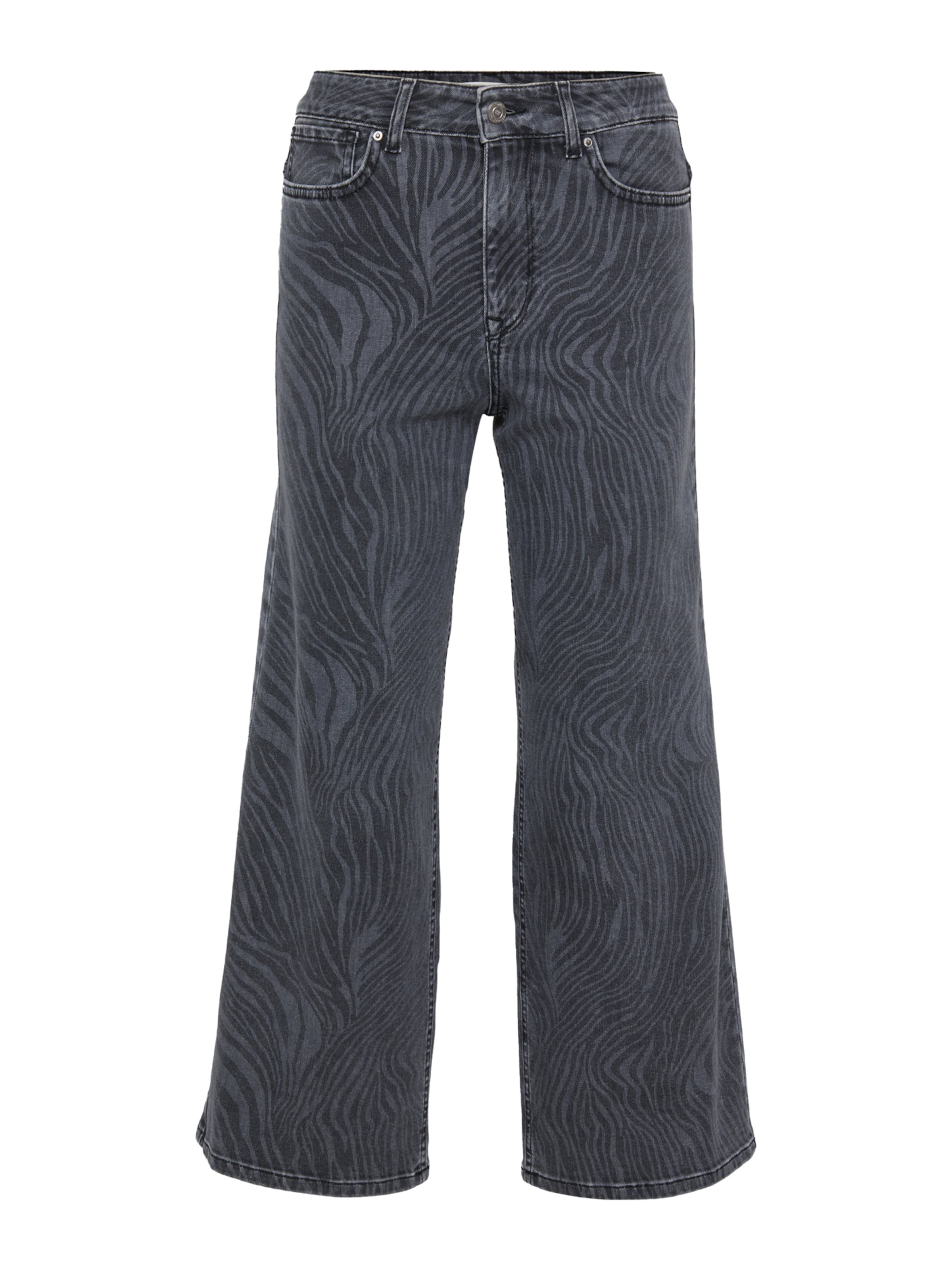 Only Petite Широки крачоли Дънки 'ONLMADISON BLUSH' в сиво: отпред