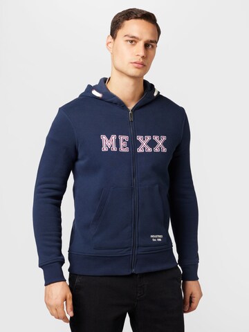MEXX Zip-Up Hoodie in Blue: front