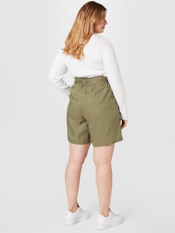 SAMOON Normalny krój Spodnie w kolorze zielony