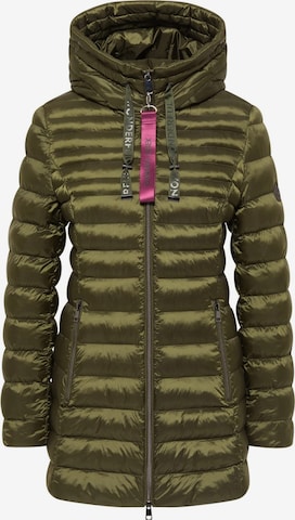 Barbara Lebek Winter Jacket in Green: front