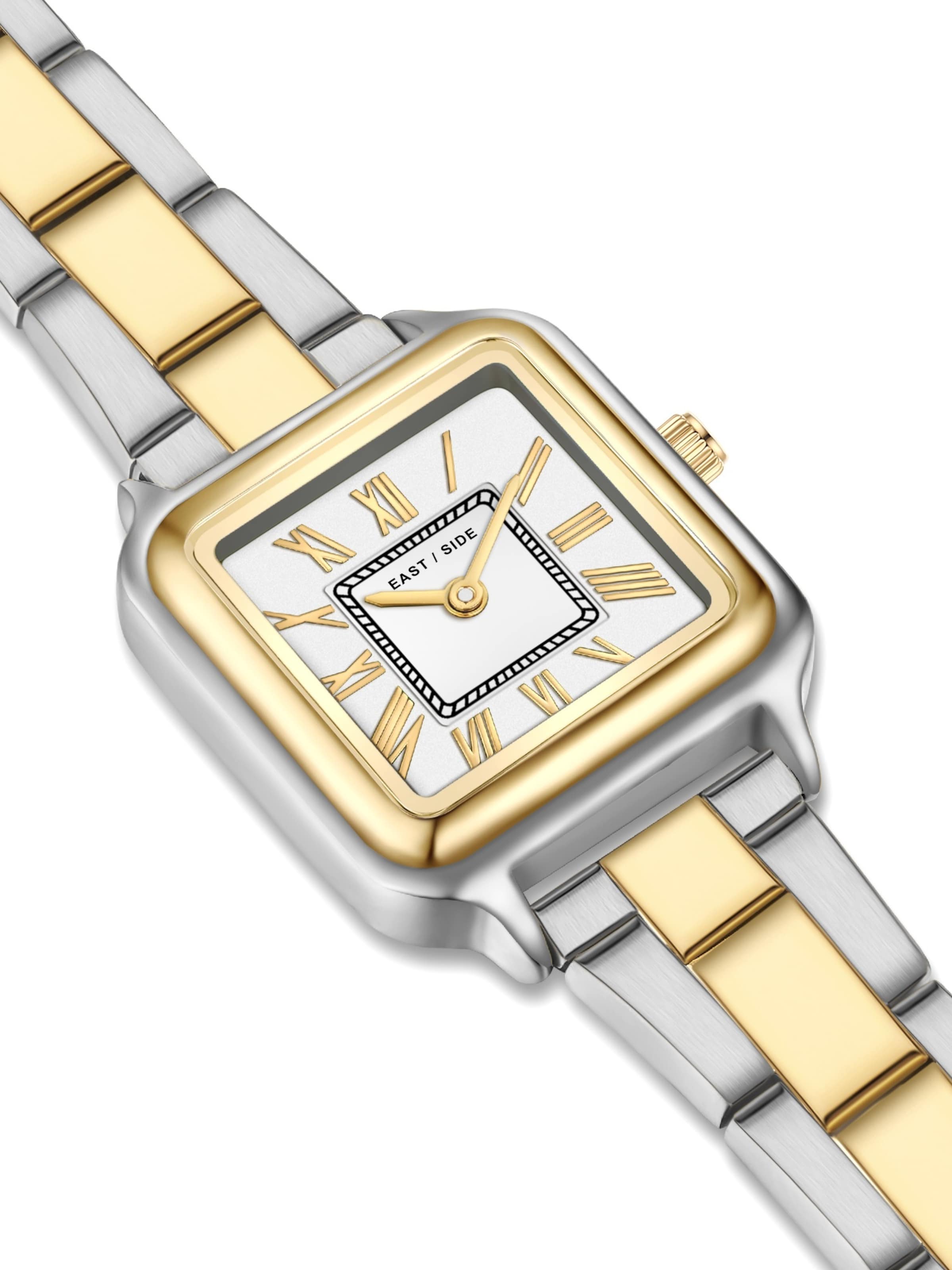 Montre à affichage analogique Eastside en or