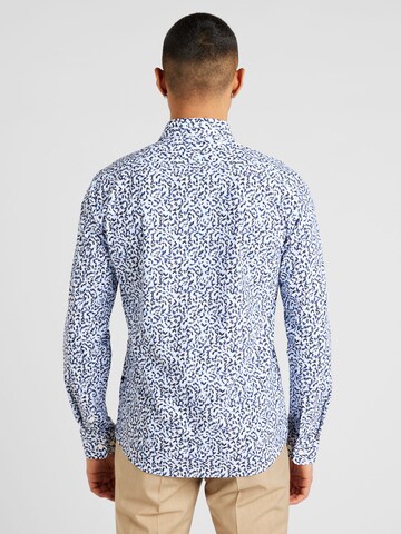 BOSS Slim fit Button Up Shirt 'P-Roan' in Blue