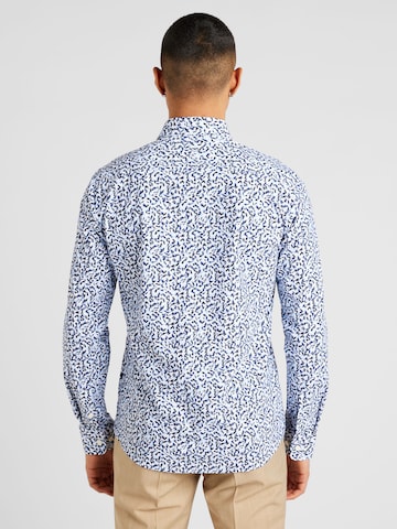 BOSS Slim fit Button Up Shirt 'P-Roan' in Blue