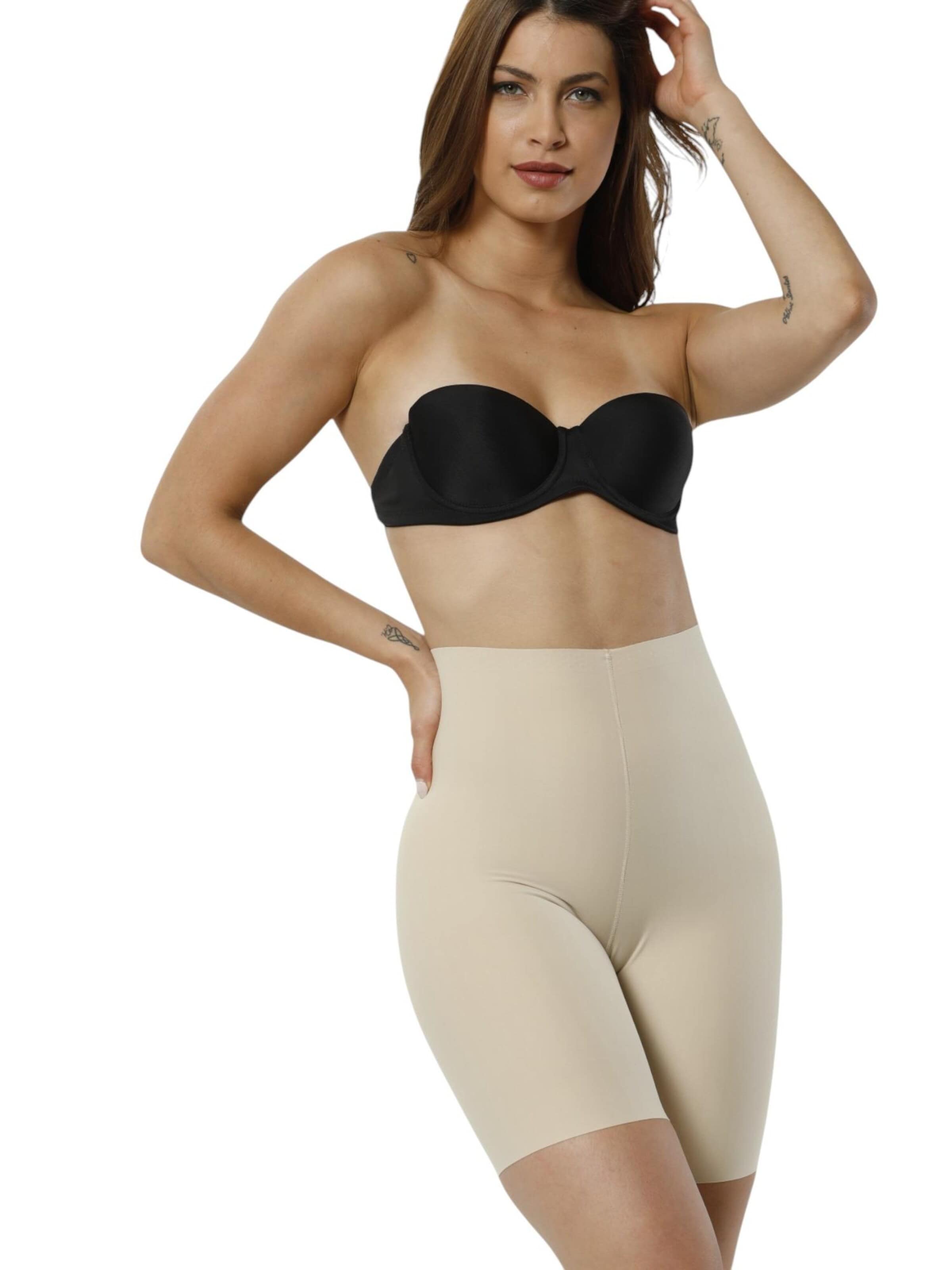 Pantaloni modellanti 'LaserSmooth' di fashionshowcase in beige