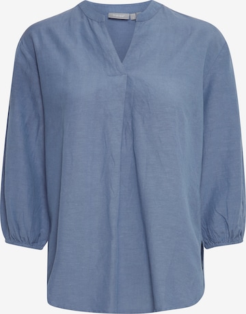 Fransa Blouse 'FAMADDIE 7' in Blauw: voorkant