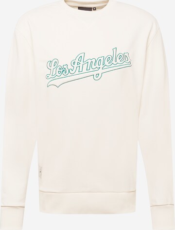 NEW ERA Sweatshirt 'Dodgers' in White: front