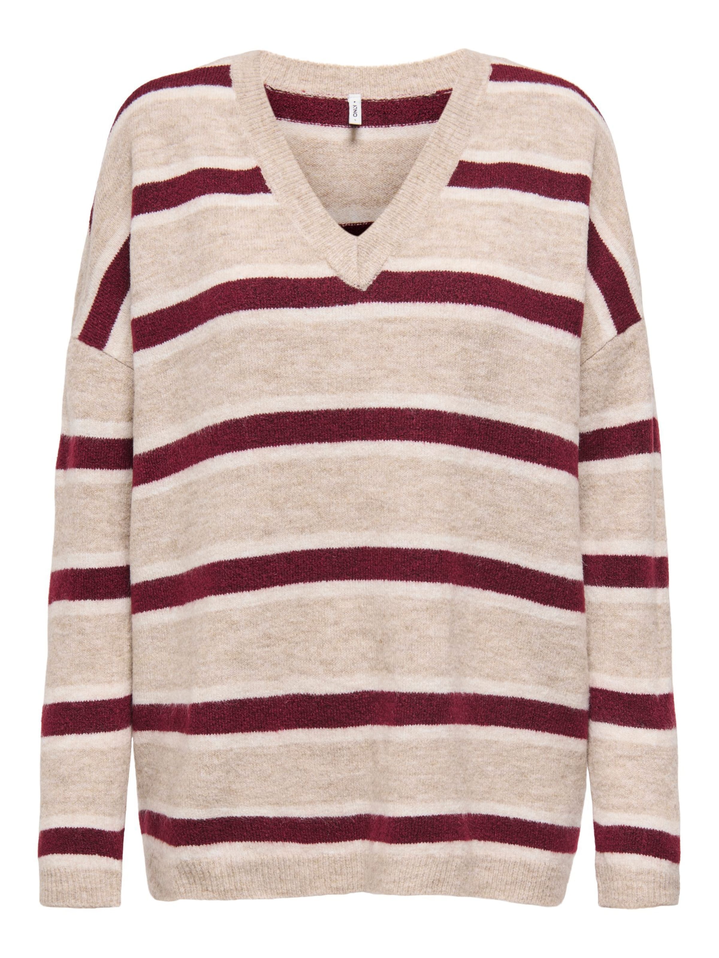 ONLY Sweater 'TALIO' in Beige: front