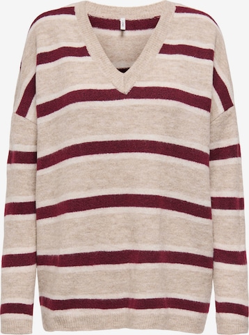 ONLY Pullover 'TALIO' i beige: forside