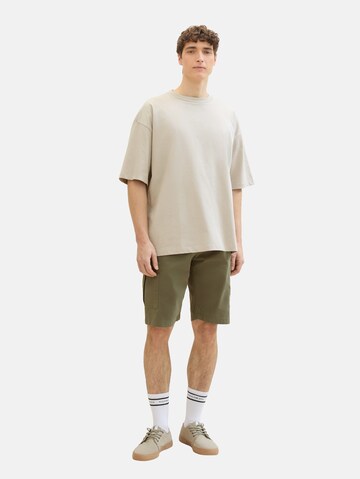 Largi Pantaloni cu buzunare de la TOM TAILOR DENIM pe verde