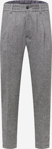 DRYKORN Slim fit Pleat-front trousers 'Chasy' in Grey: front