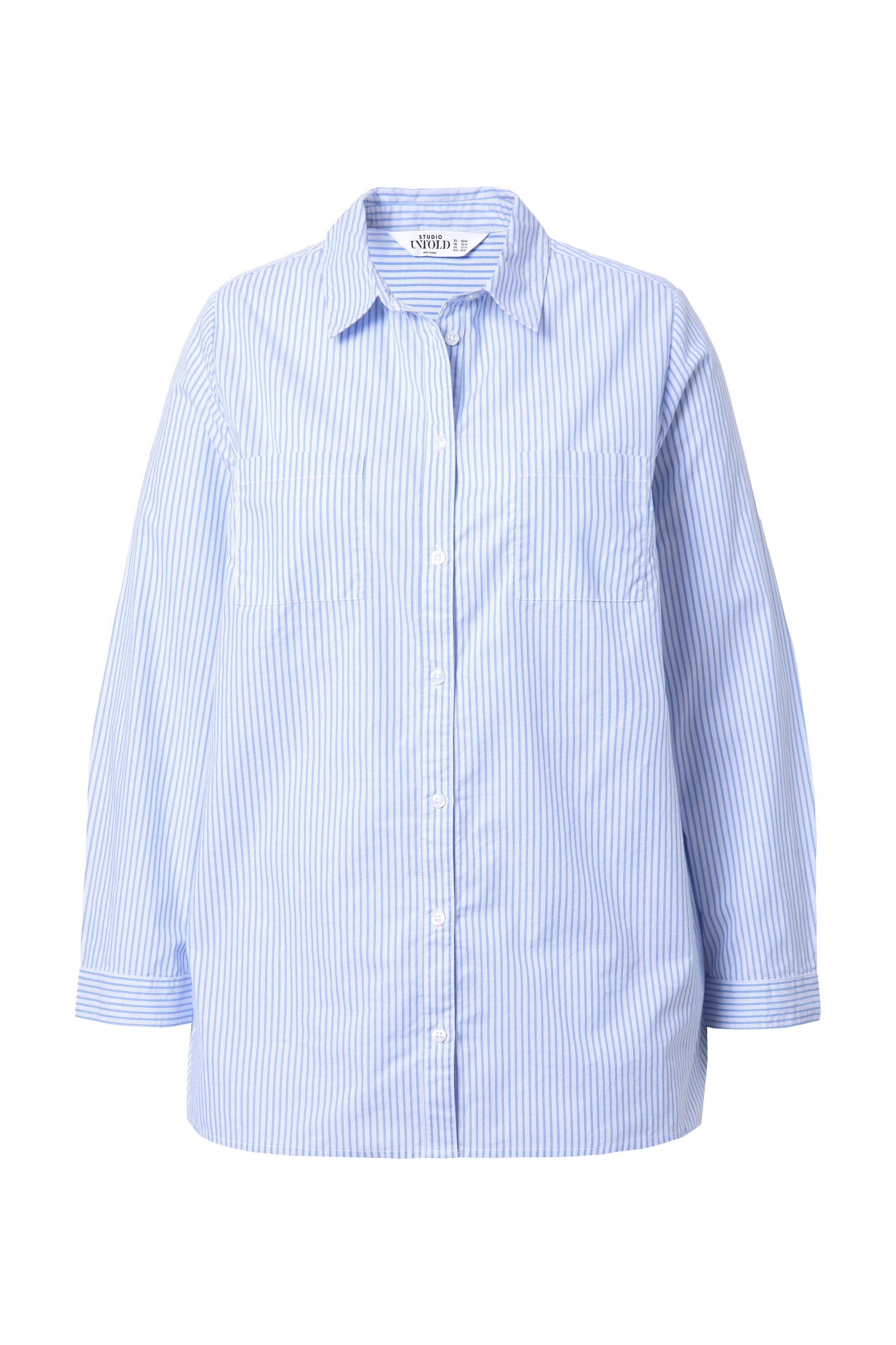 Studio Untold Bluse in Blau: Vorderseite