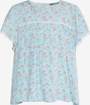 DreiMaster Vintage Bluse i blå: forside