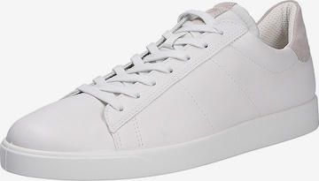 ECCO - Sapatilhas baixas 'Street Lite' em branco: frente