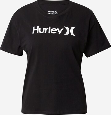 Hurley Λειτουργικό μπλουζάκι σε μαύρο: μπροστά