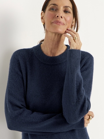 Cellbes of Sweden Gebreide jurk in Blauw