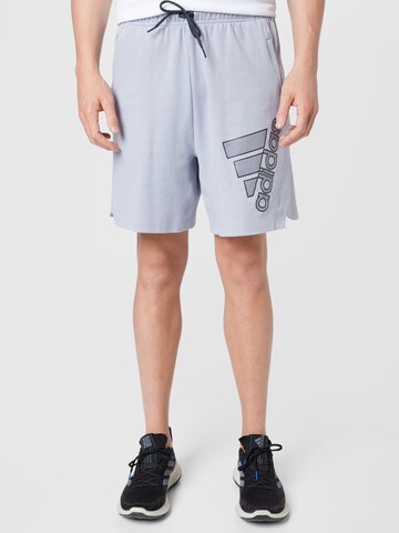 ADIDAS SPORTSWEAR Regular Sportshorts in Grau: predná strana