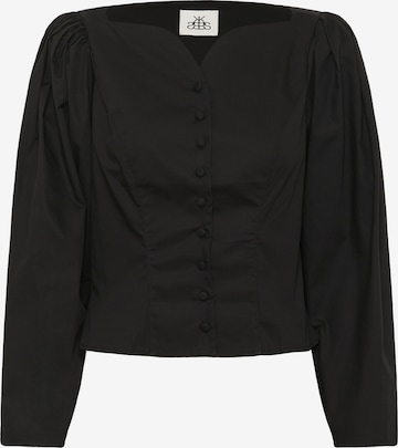 Chemisier KAREN BY SIMONSEN en noir : devant