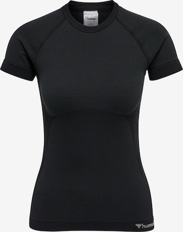 Hummel Funkční tričko – černá: přední strana