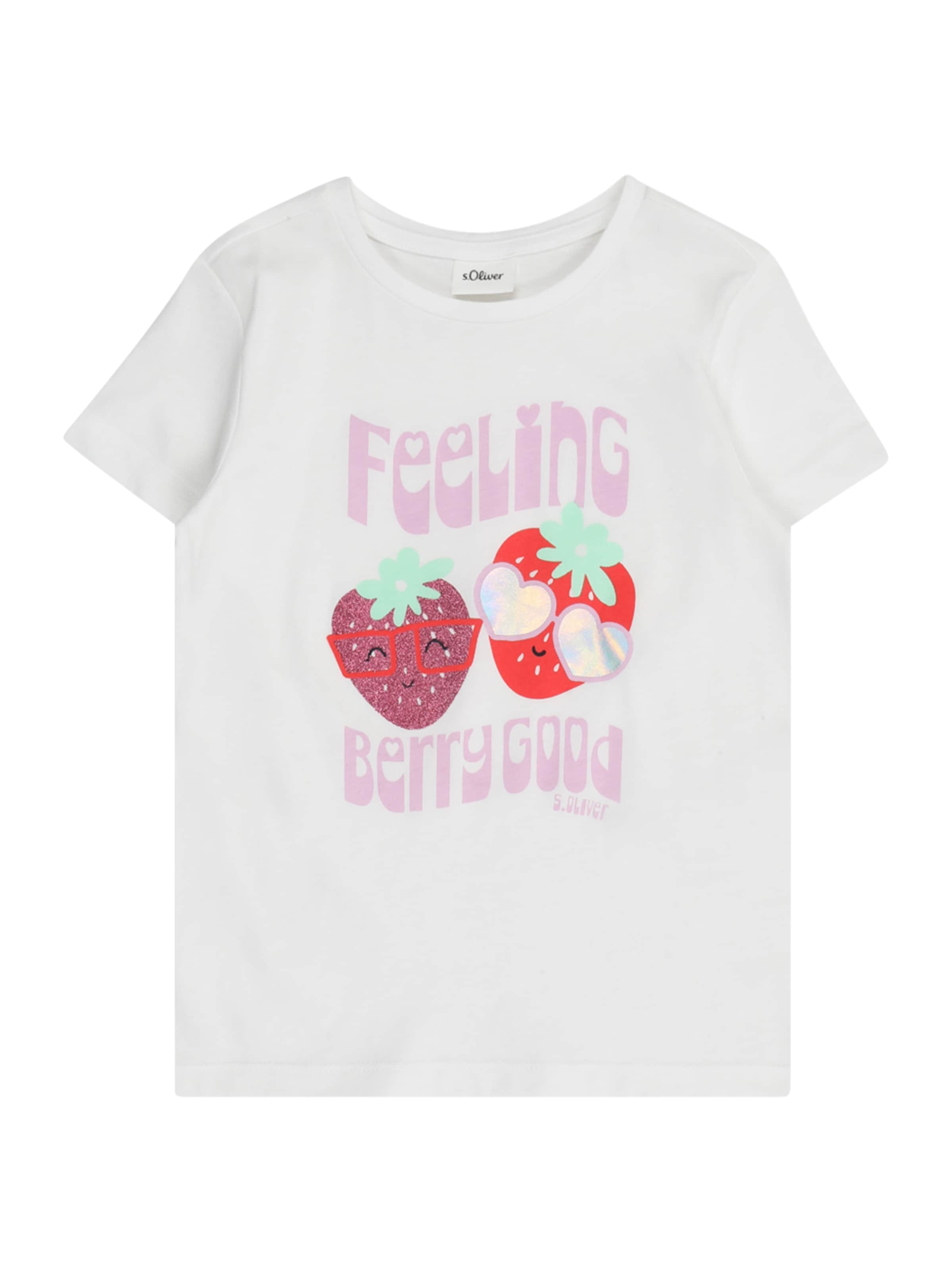 s.Oliver Тениска в бяло: отпред