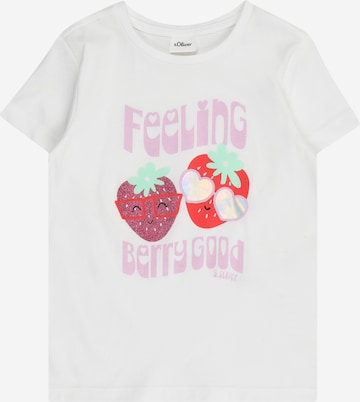 s.Oliver Shirt in Weiß: Vorderseite