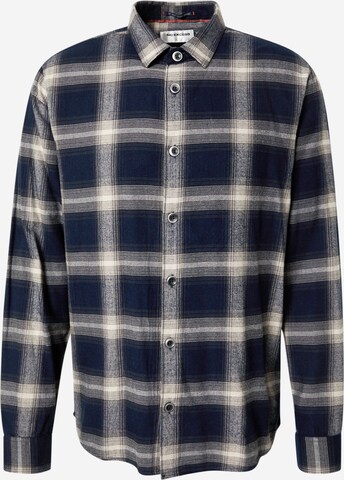 No Excess Regular fit Button Up Shirt in Blue: front