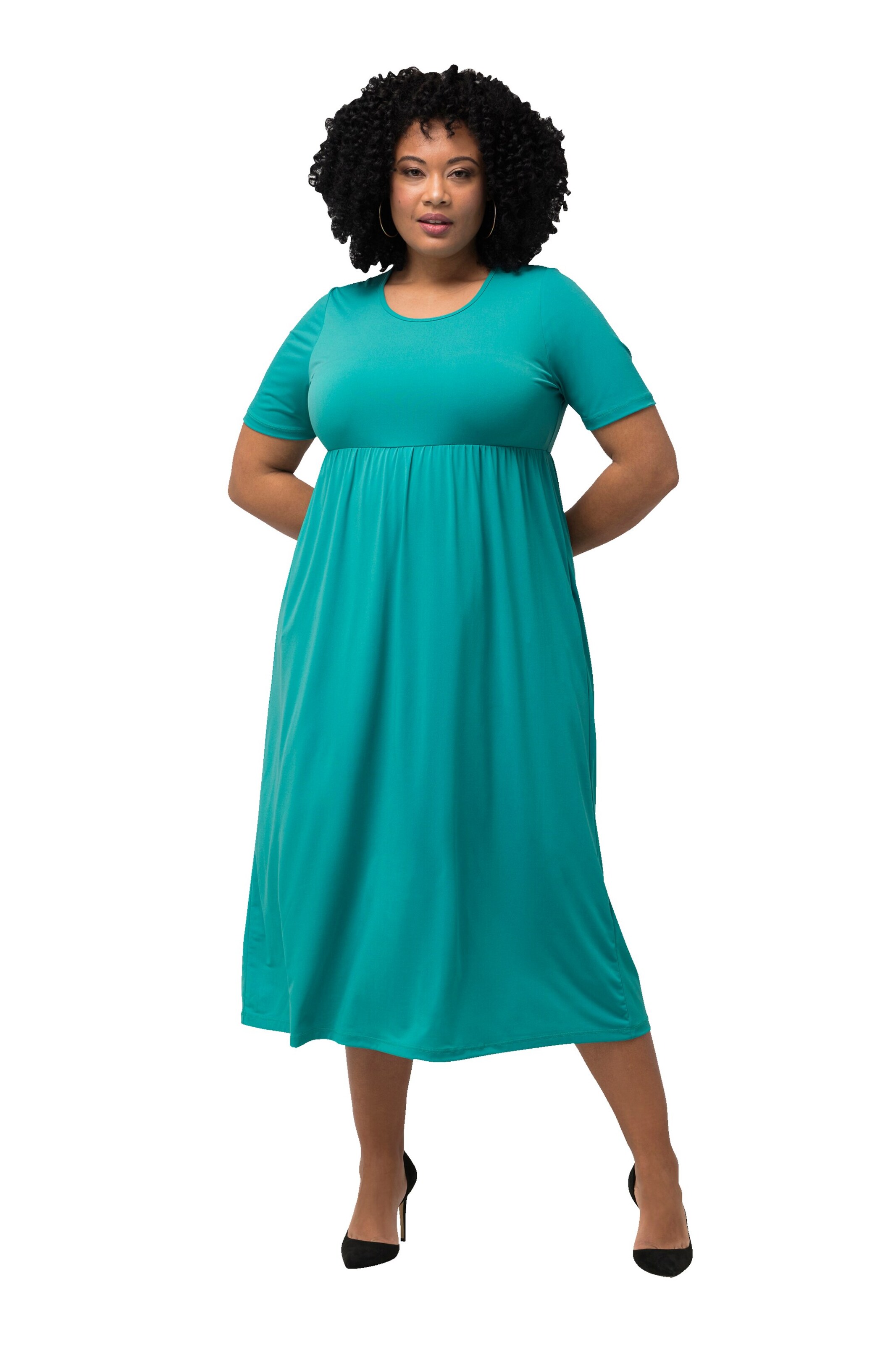 Ulla Popken Dress in Blue: front