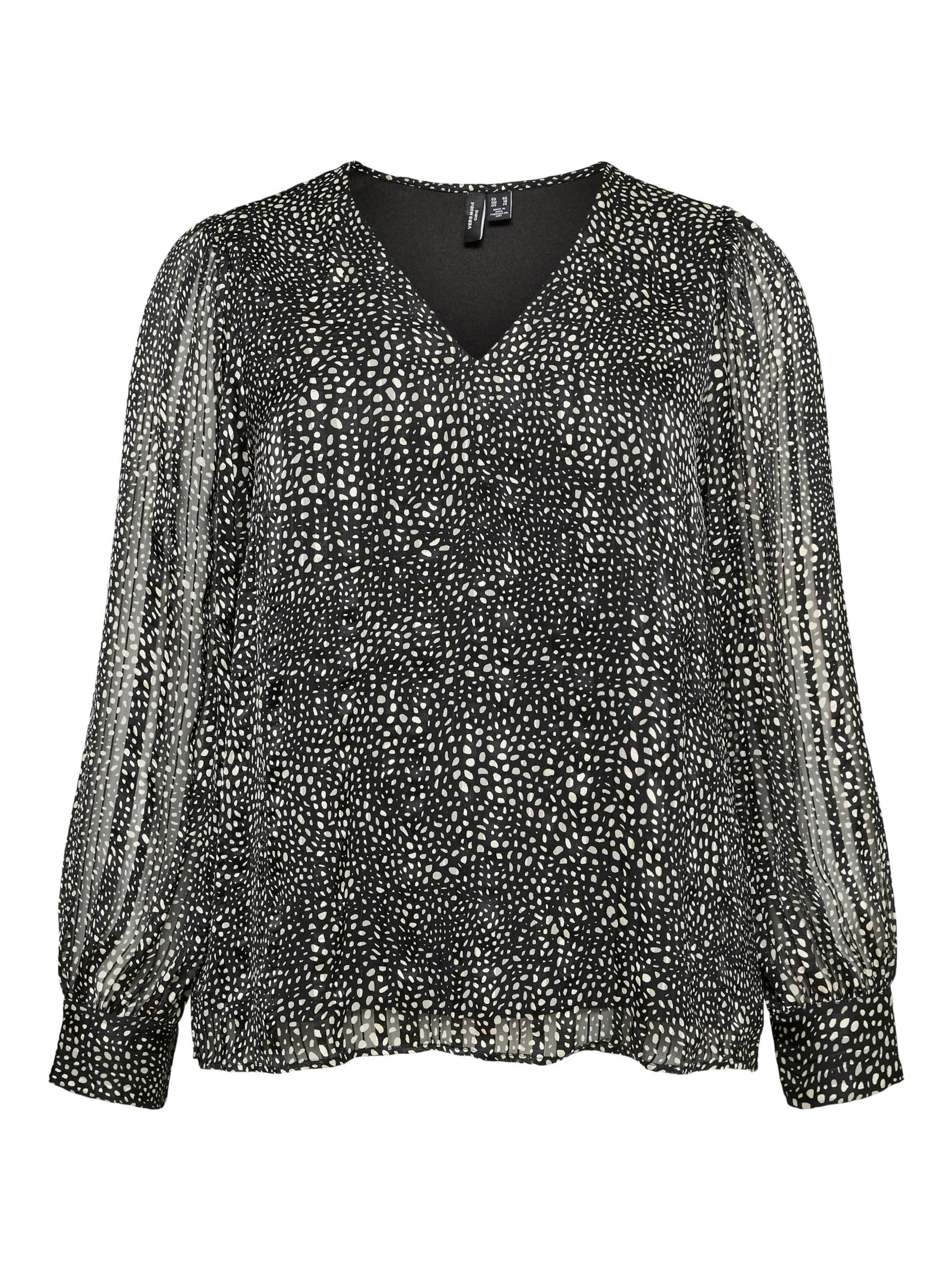 Chemisier 'VMCNabila' Vero Moda Curve en noir : devant