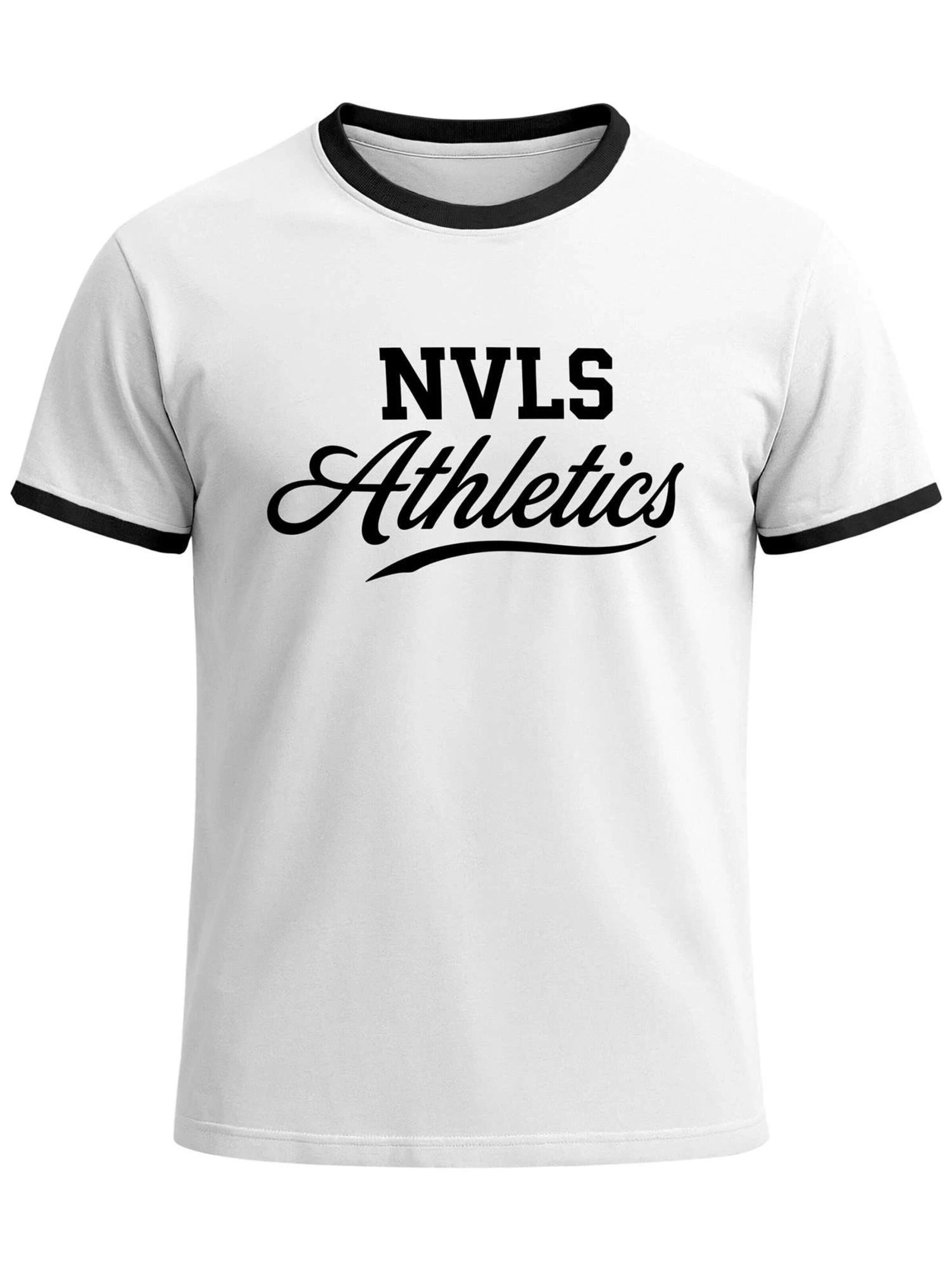 Neverless Shirt 'NVLS Athletics' in White