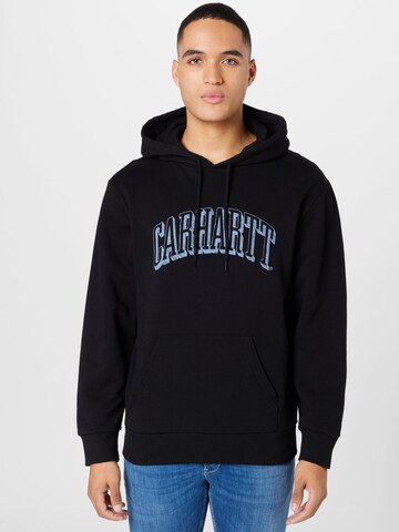 Sweat-shirt Carhartt WIP en noir : devant