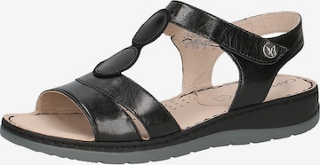 CAPRICE Sandals in Black: front