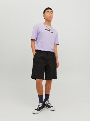 JACK & JONES T-Shirt 'Energy' in Lila