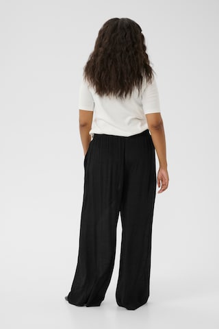 Loosefit Pantalon 'Alia' KAFFE CURVE en noir