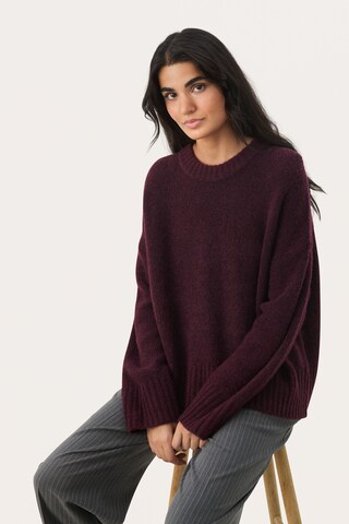 Pull-over 'Lulya' Part Two en violet : devant