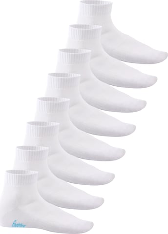 footstar Socks 'EVERYDAY!' in White: front