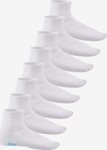 footstar Socks 'EVERYDAY!' in White: front