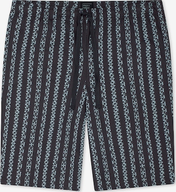 SCHIESSER Pajama Pants ' Mix Relax ' in Blue: front