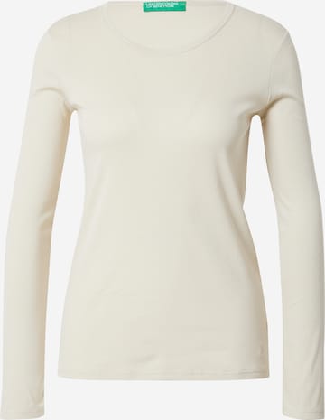 UNITED COLORS OF BENETTON Shirt in White: front