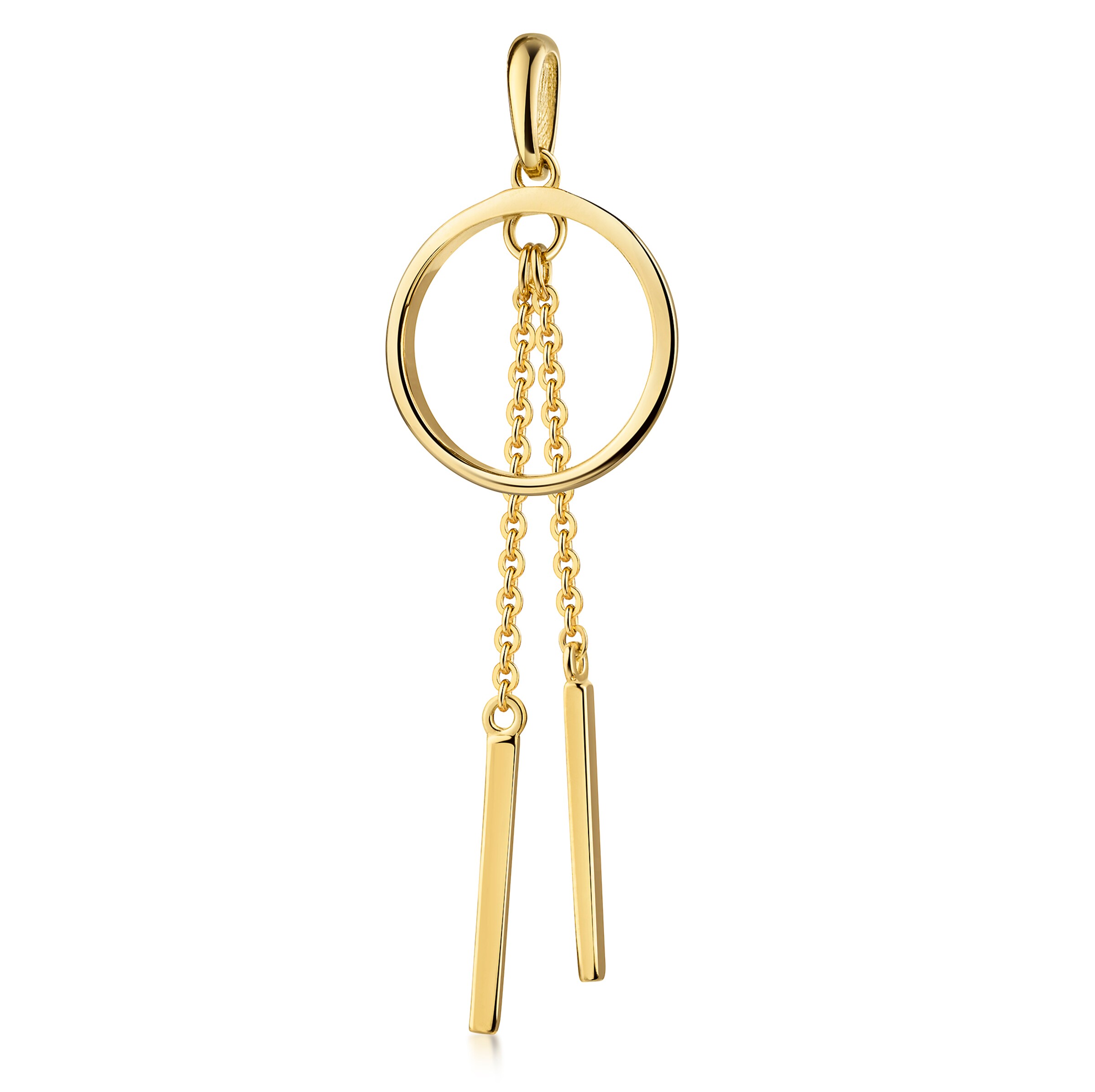 FIRETTI Pendant in Gold: front