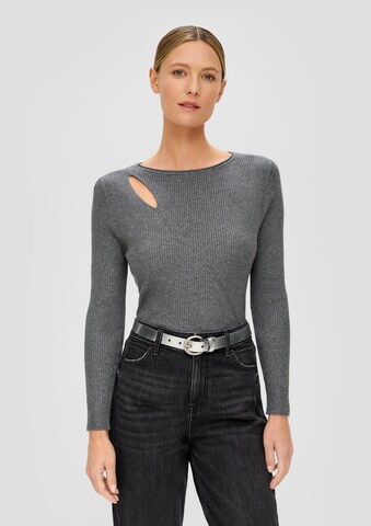 Pull-over s.Oliver en gris : devant