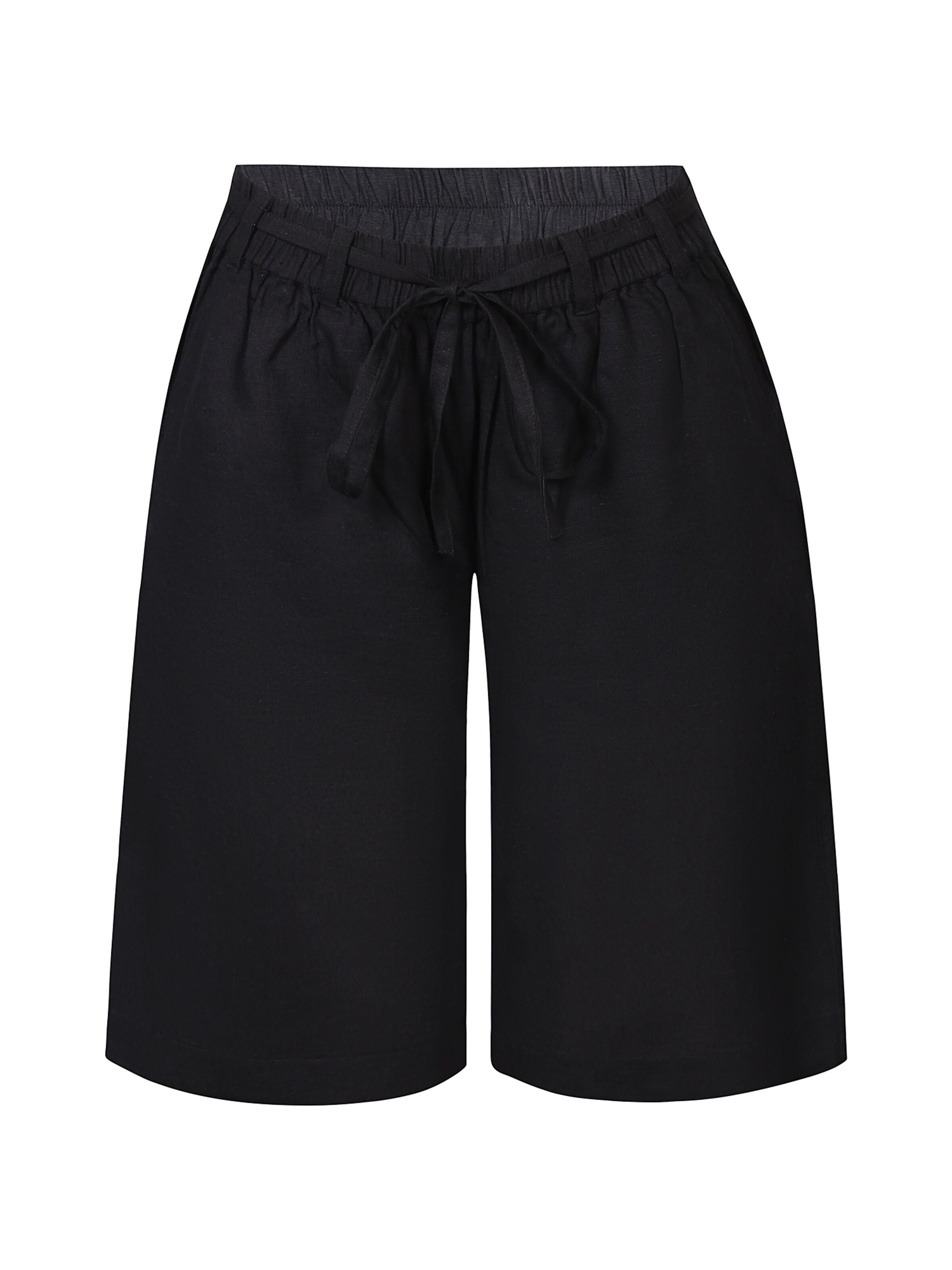 ze-ze Regular Broek 'Frida 128' in Zwart: voorkant