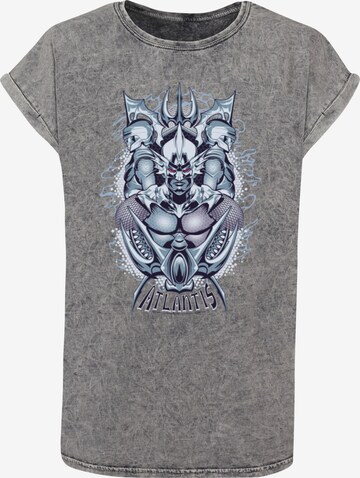 ABSOLUTE CULT T-Shirt 'Aquaman - Ocean Master' in Grau: predná strana